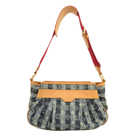 Louis Vuitton Porte Epolleyer Shoulder Bag Monogram Denim - Picture 2 of 9